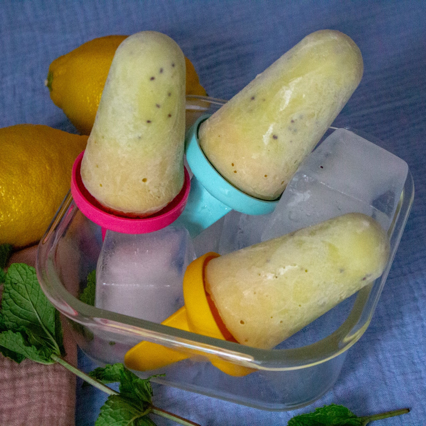 Kiwi Mango Eis: erfrischend, einfach und vegan!