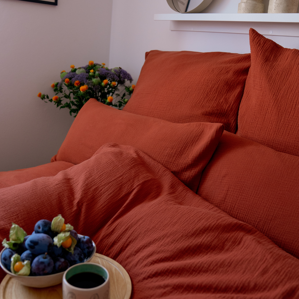 Musselin Bettwäsche nähen