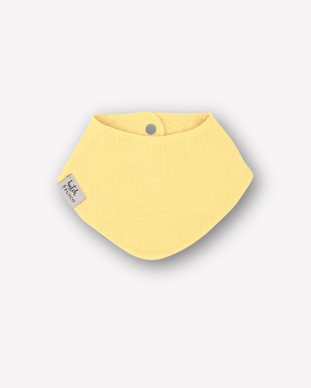 Musselin-Lätzchen • Soft Yellow - hutch&putch GmbH