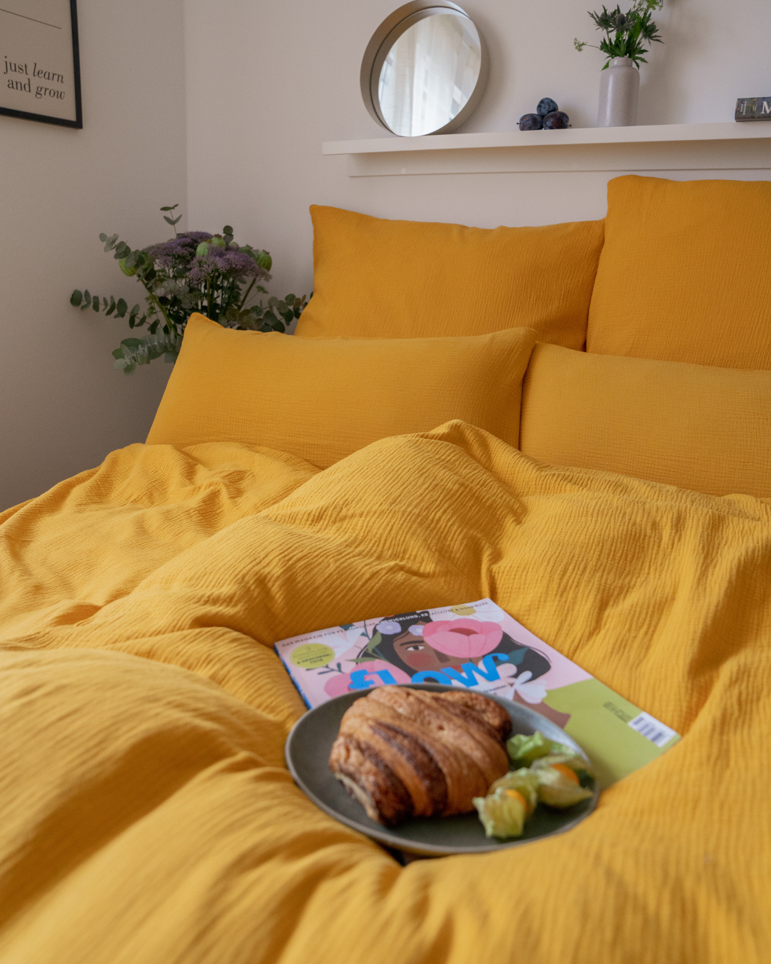 Bio Bettwäsche "Eliane" • Sunflower - hutch&putch GmbH