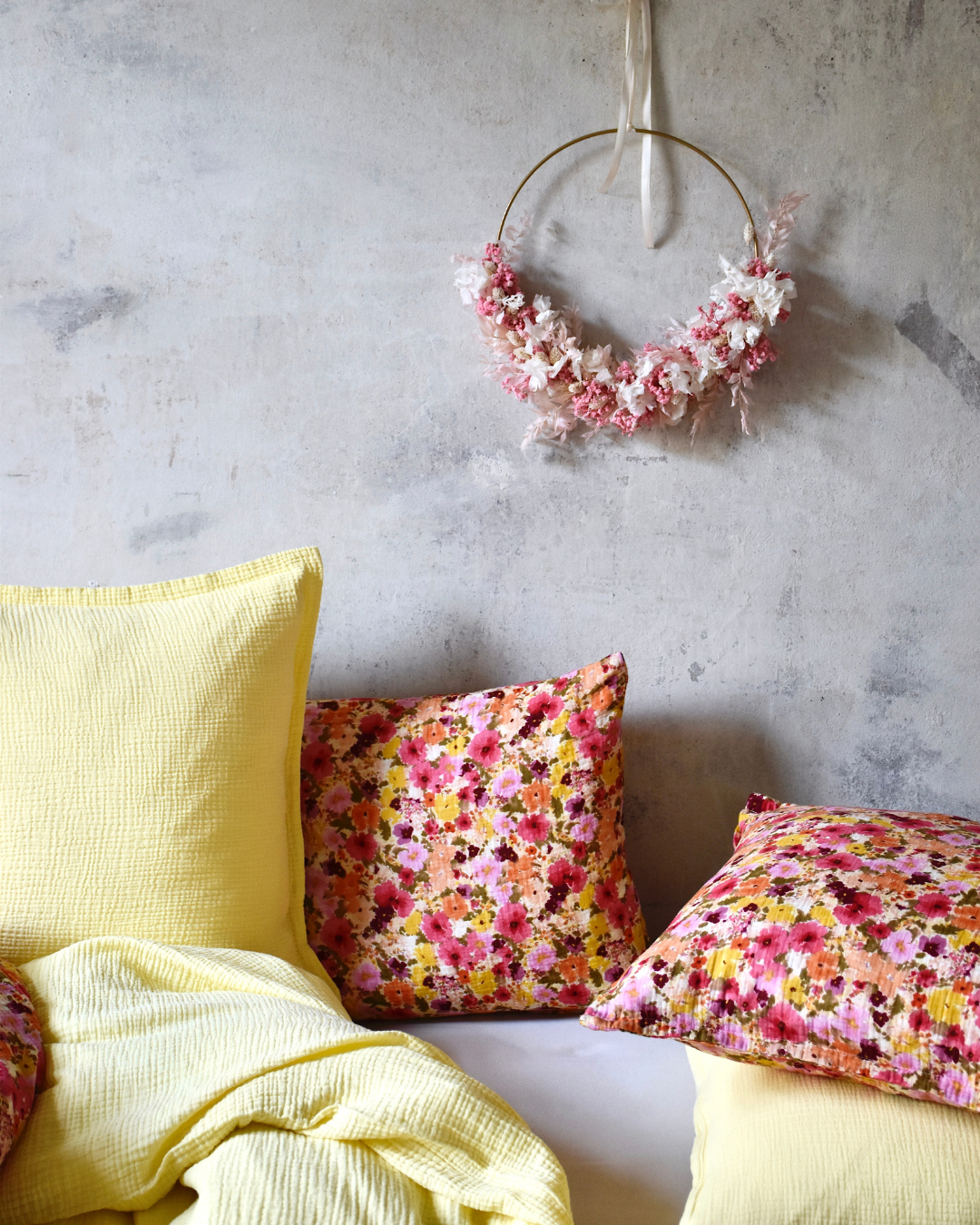 Musselin-Bettwäsche "Eliane" • Flowerful - hutch&putch GmbH