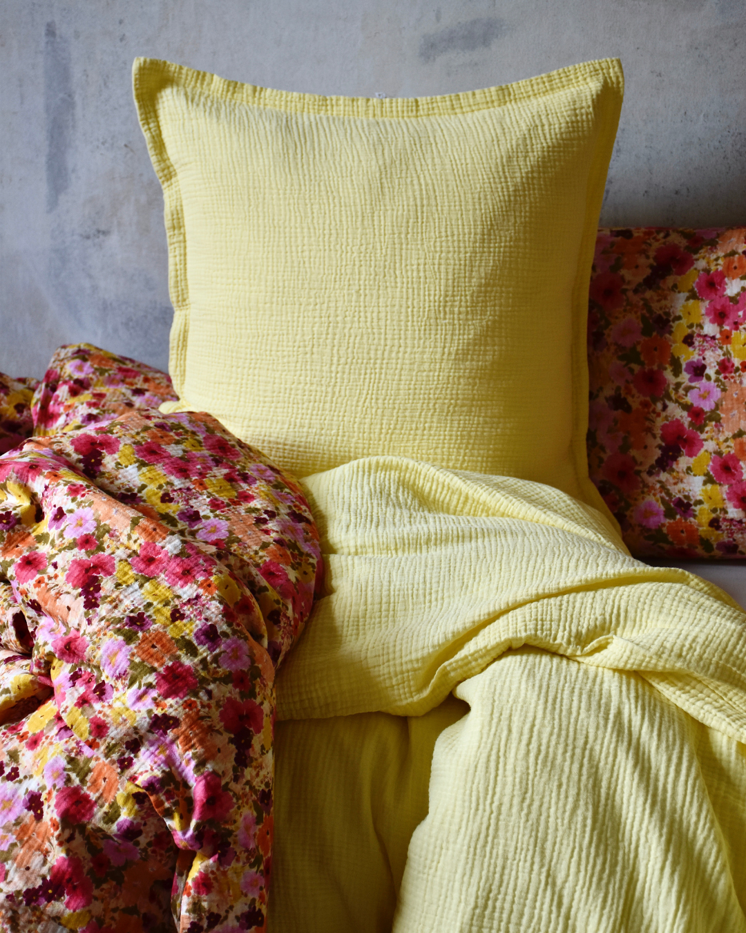 Musselin-Bettwäsche "Eliane" • Flowerful - hutch&putch GmbH