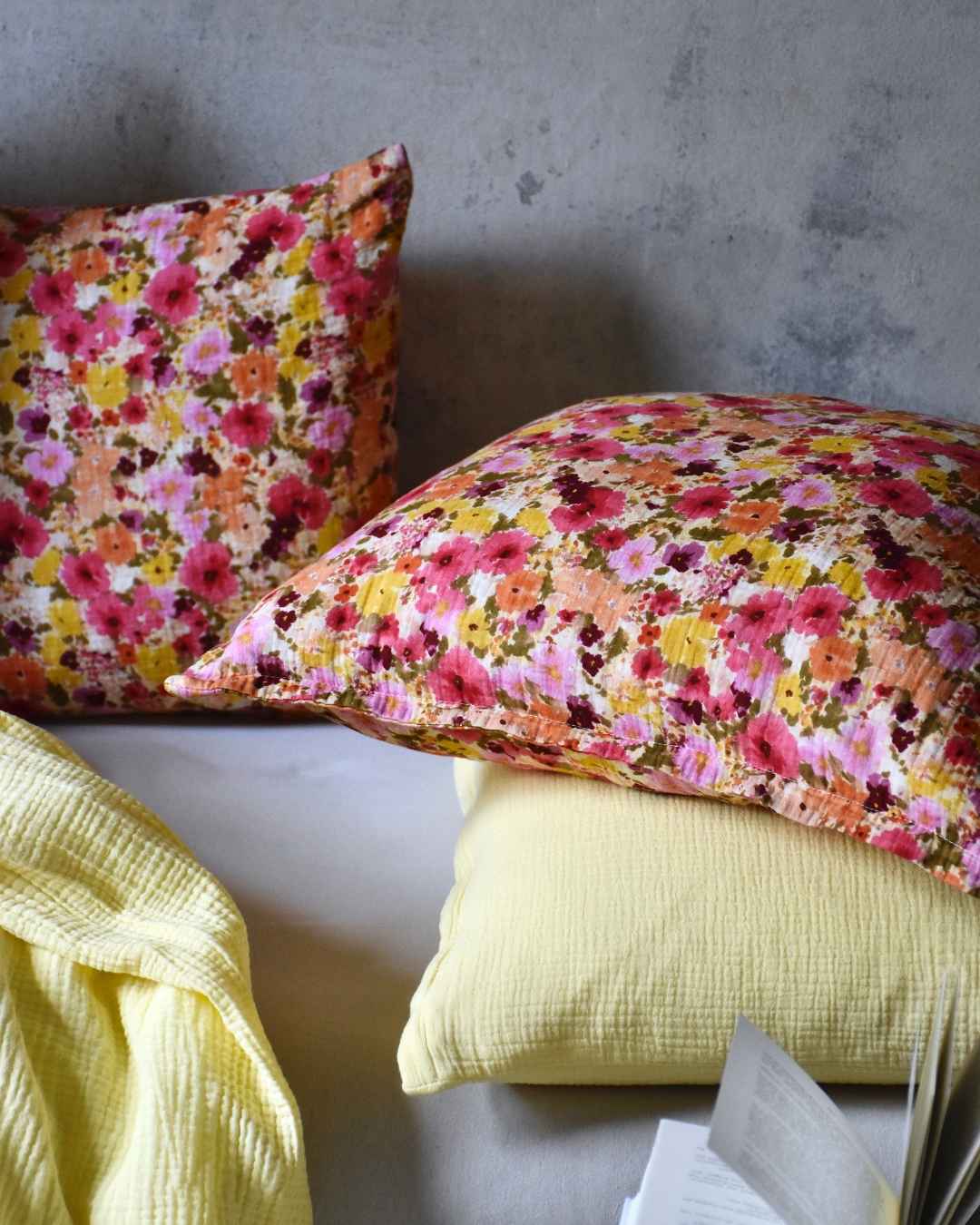 Musselin-Bettwäsche "Eliane" • Flowerful - hutch&putch GmbH