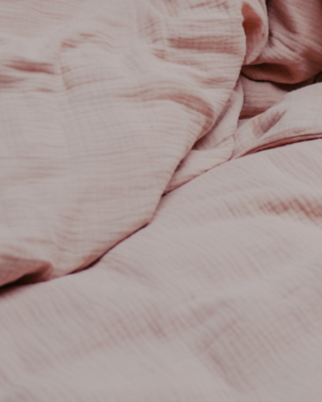 Rosaner Musselin Stoff aus Bio-Baumwolle