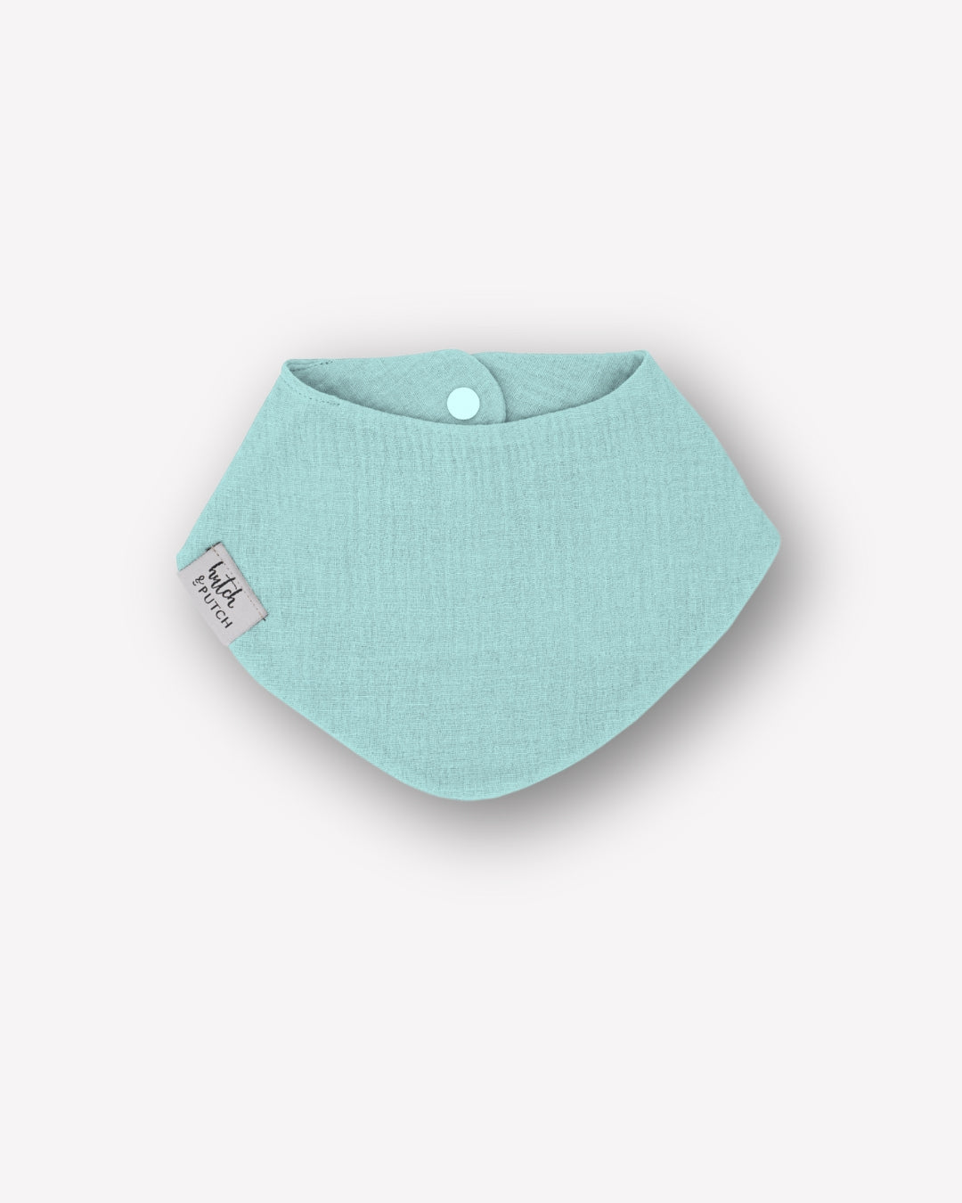 Musselin-Lätzchen • Sky Blue - hutch&putch GmbH