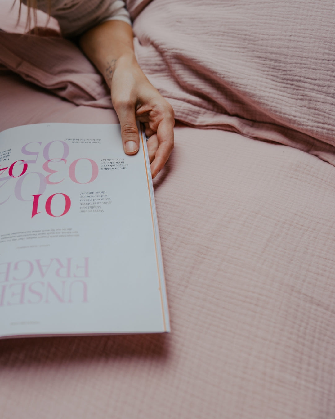 Bio Bettwäsche "Eliane" • Blush - hutch&putch GmbH