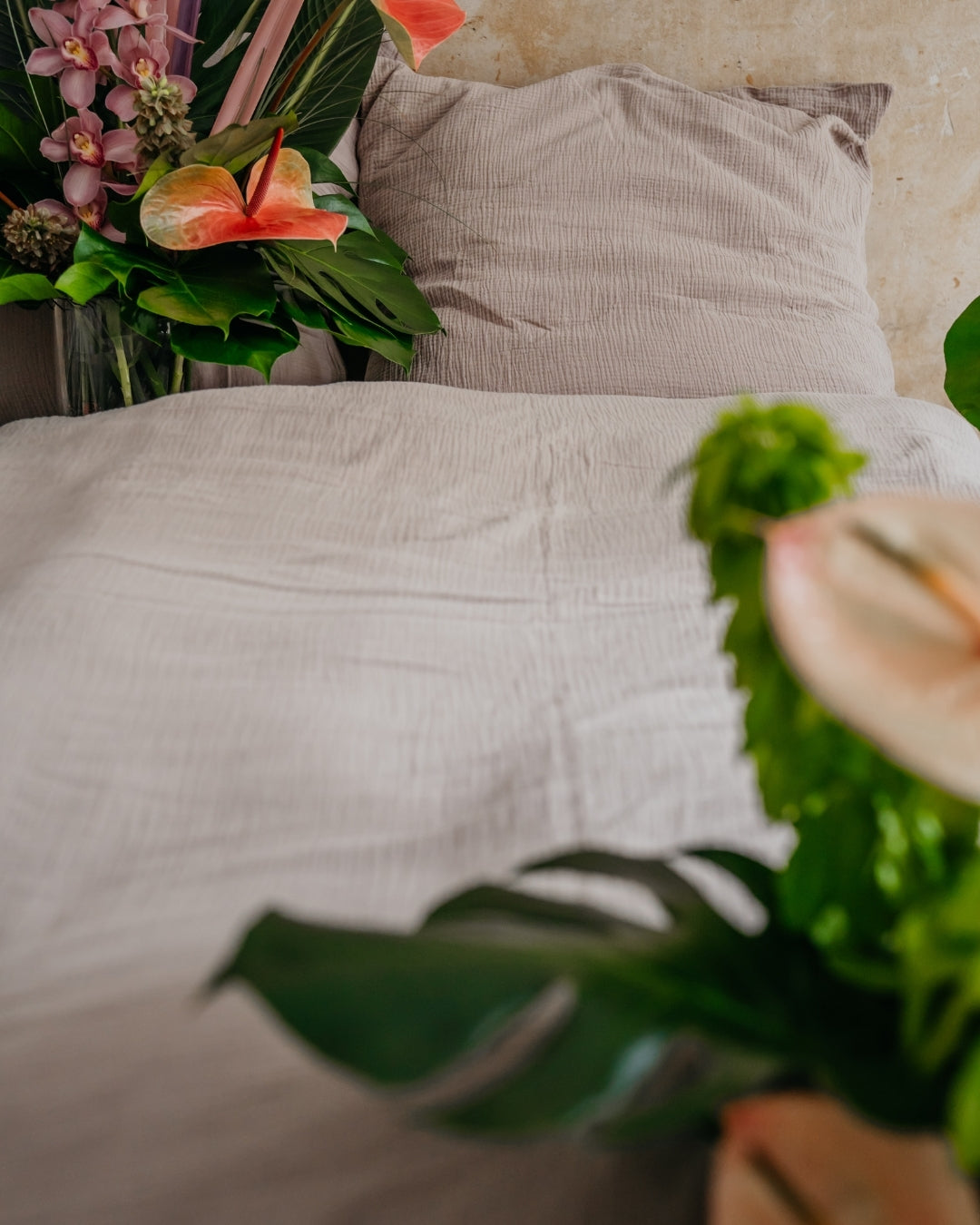 Bio Bettwäsche "Eliane" • Stein - hutch&putch GmbH