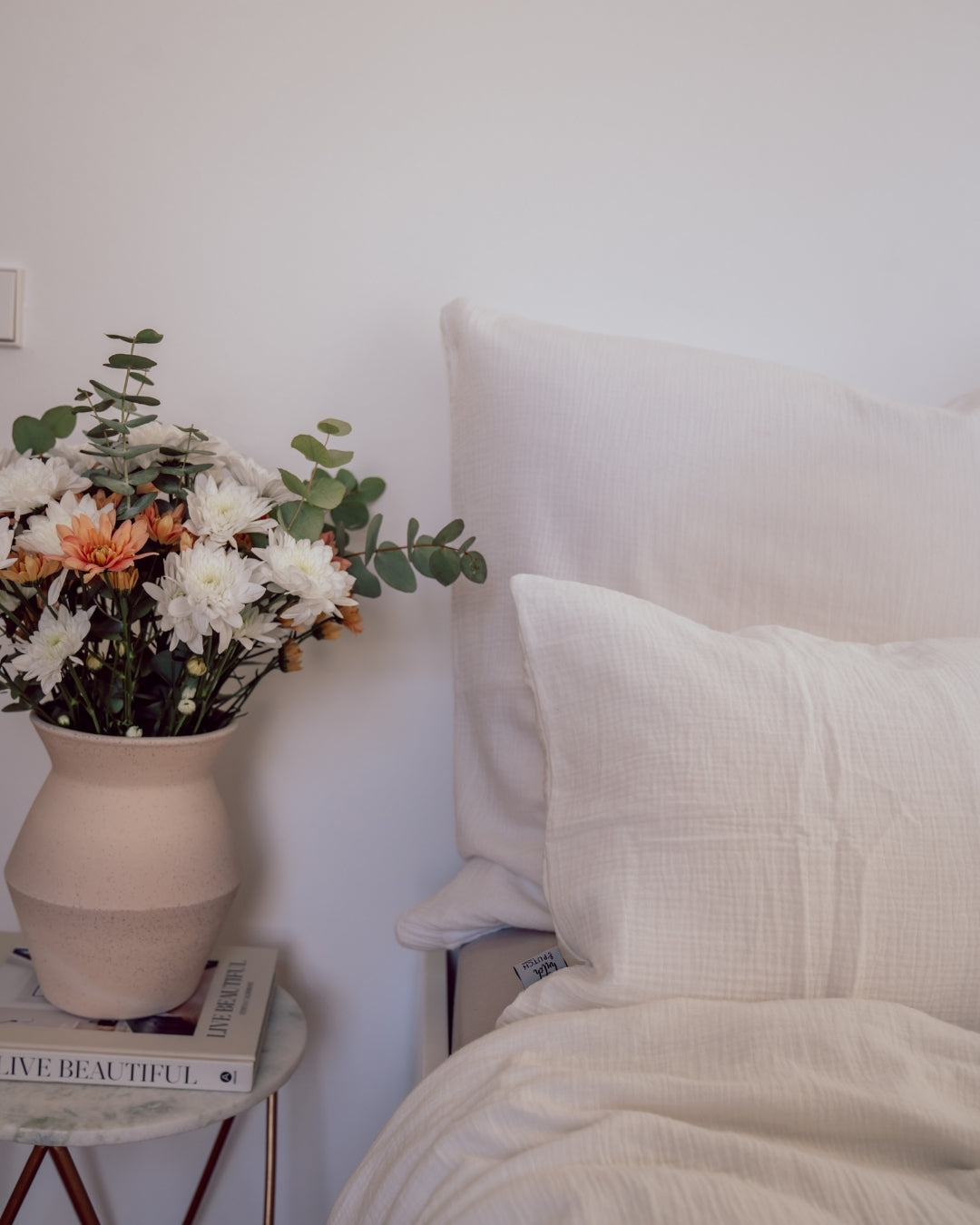 Bio Bettwäsche "Eliane" • Off-White - hutch&putch GmbH