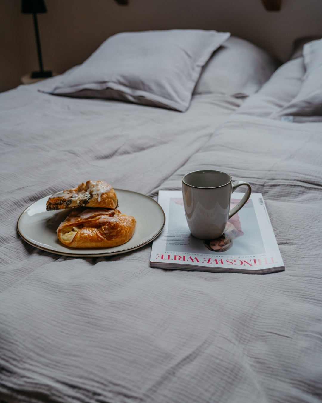 Bio Bettwäsche "Eliane" • Stein - hutch&putch GmbH