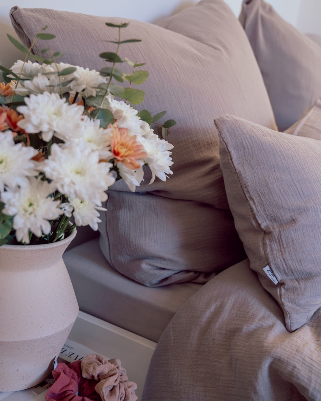 Bio Bettwäsche "Eliane" • Stein - hutch&putch GmbH