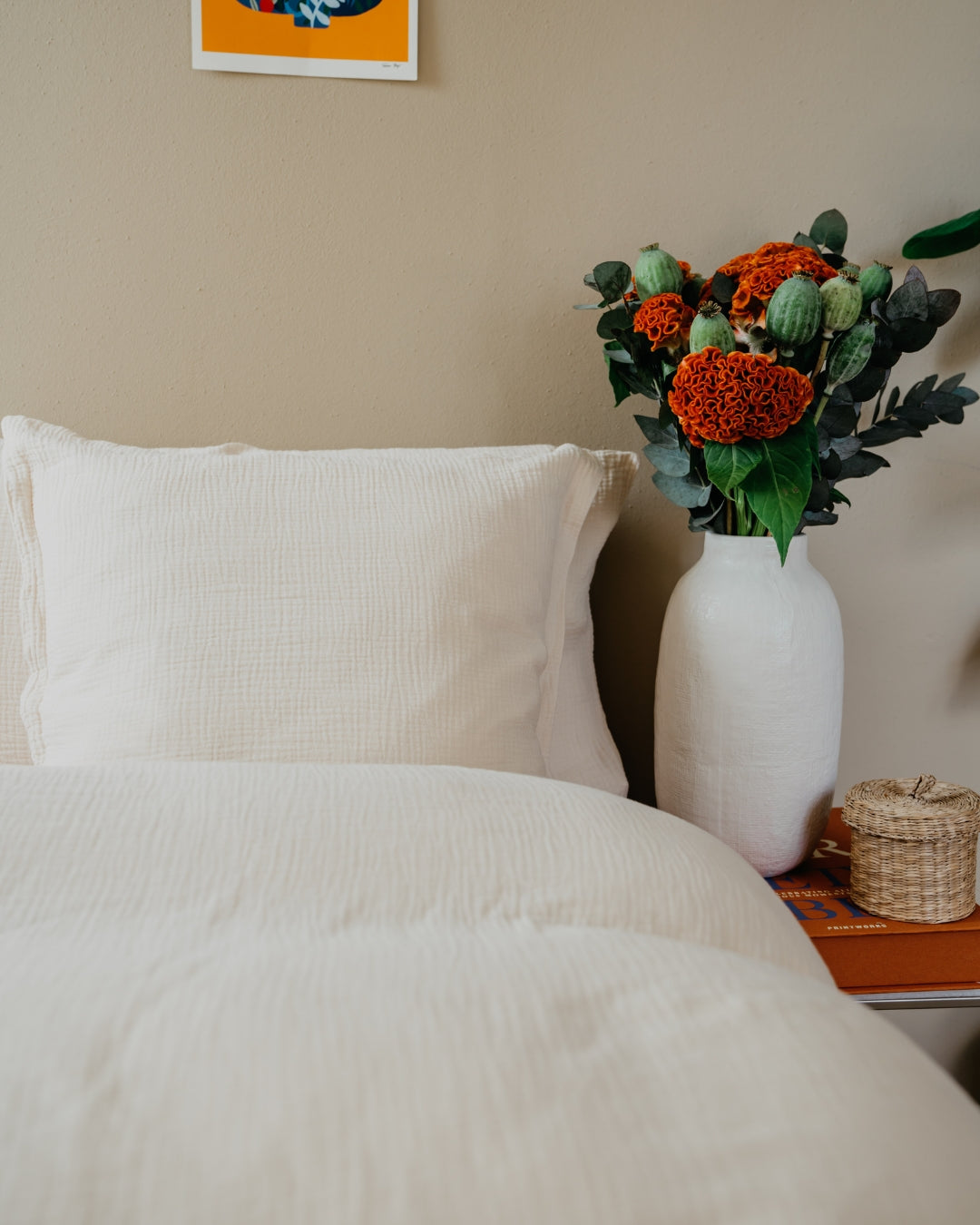 Bio Bettwäsche "Eliane" • Beige - hutch&putch GmbH