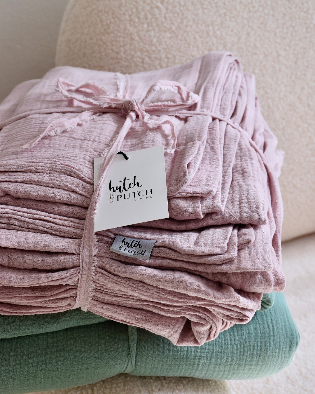 Bio Bettwäsche "Eliane" • Mauve - hutch&putch GmbH