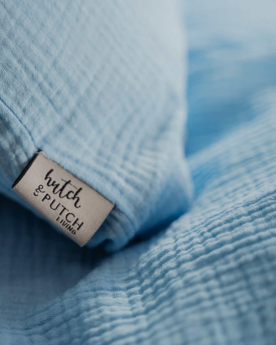 Bio Bettwäsche "Eliane" • Hellblau - hutch&putch GmbH