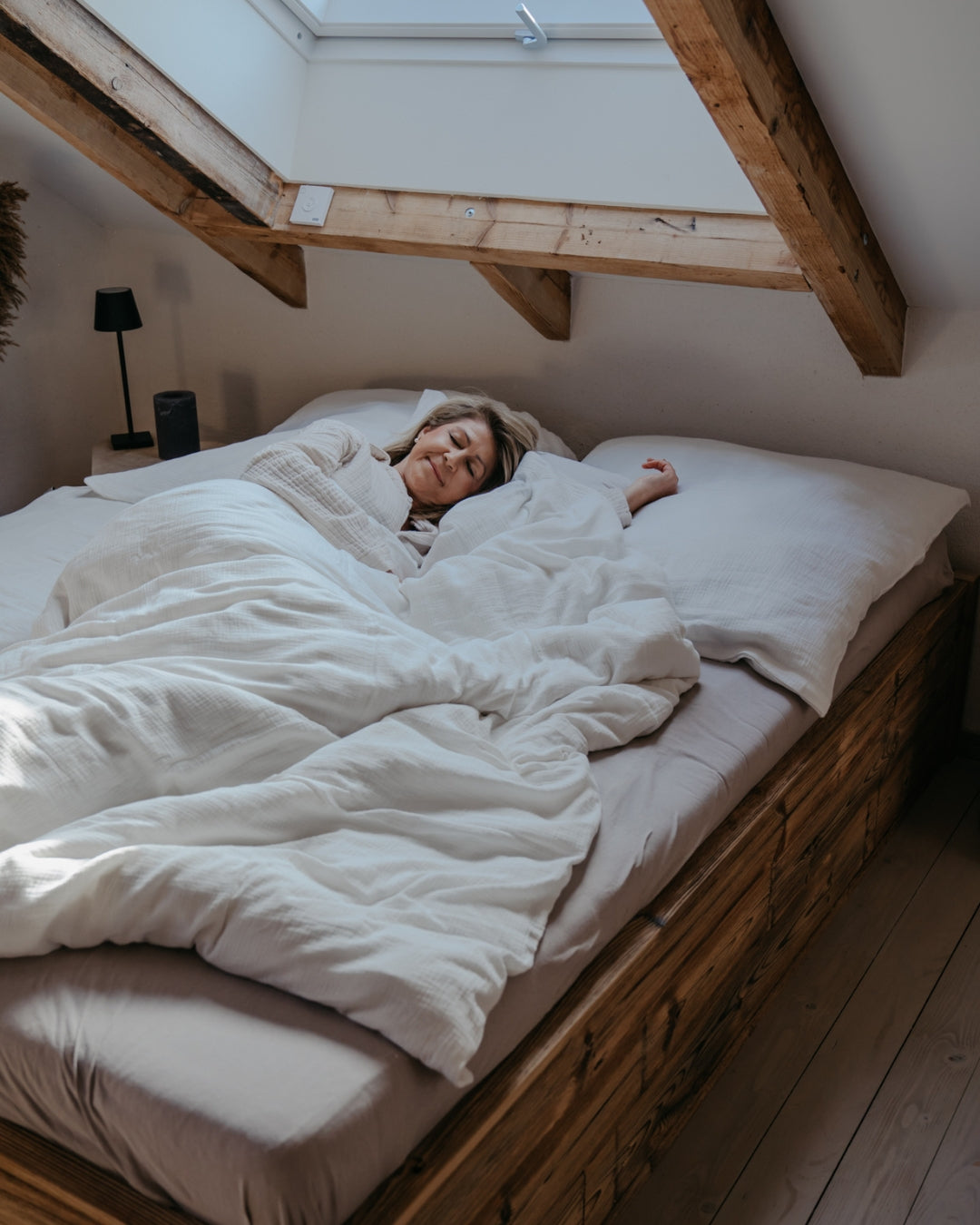 Bio Bettwäsche "Eliane" • Off-White - hutch&putch GmbH