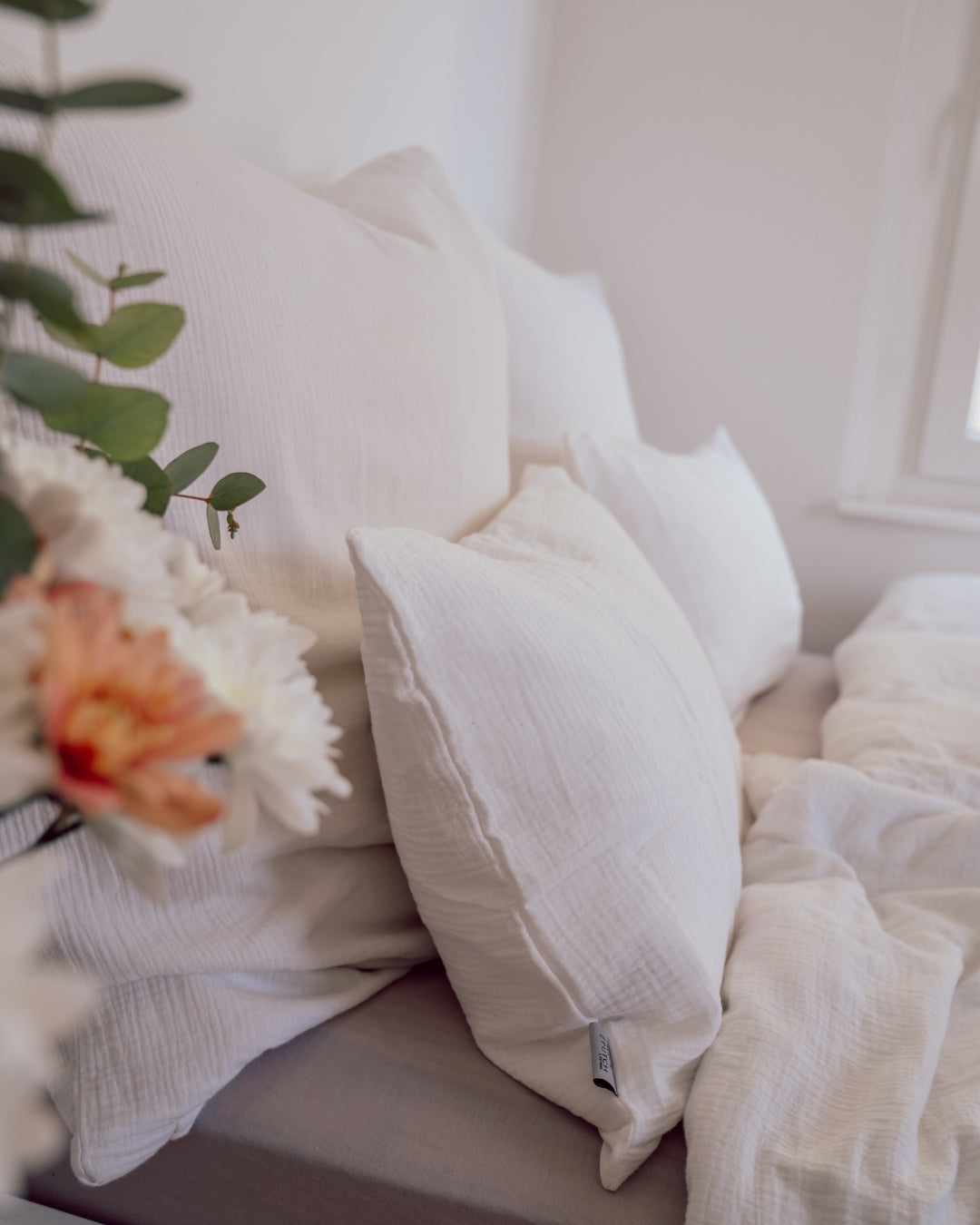 Bio Bettwäsche "Eliane" • Off-White - hutch&putch GmbH