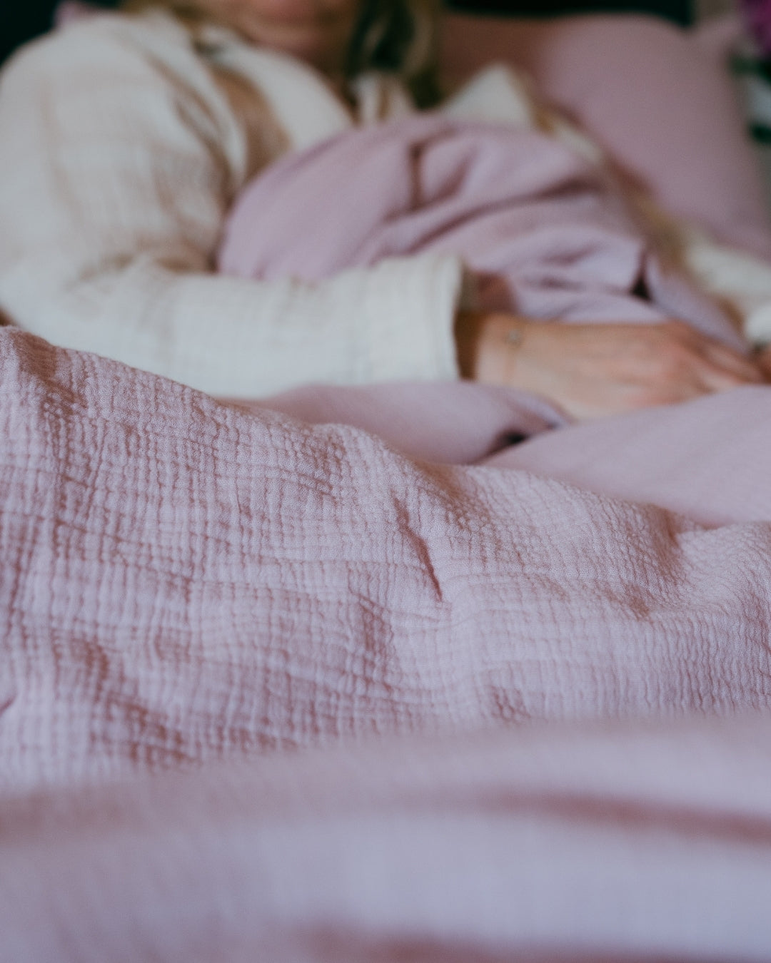 Bio Bettwäsche "Eliane" • Mauve - hutch&putch GmbH