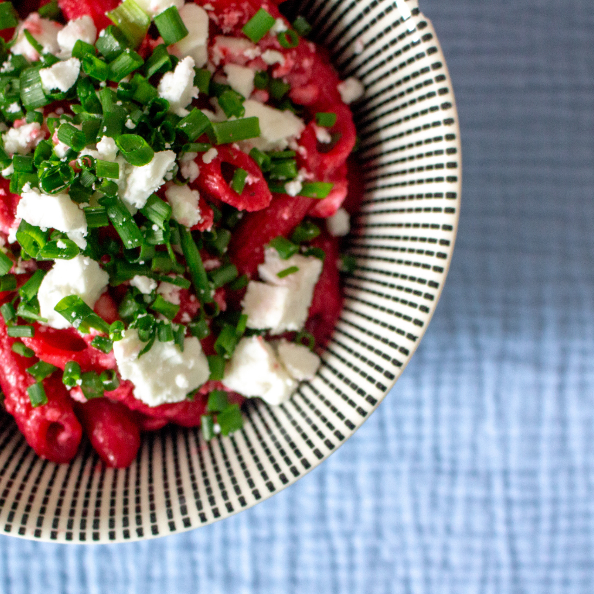 Vegane Pink Pasta: super einfach & lecker!