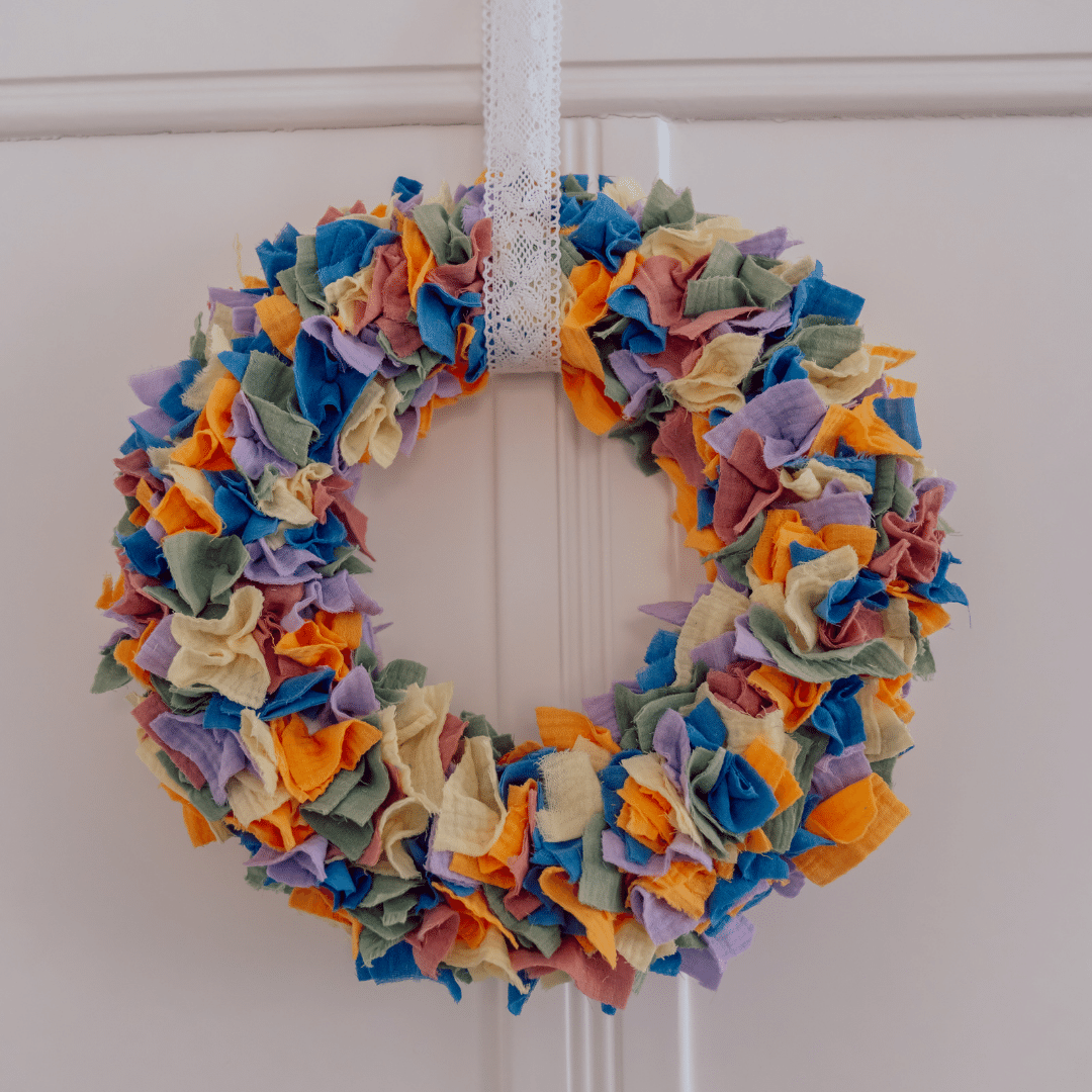 DIY Türkranz: Upcycling aus Stoffresten!