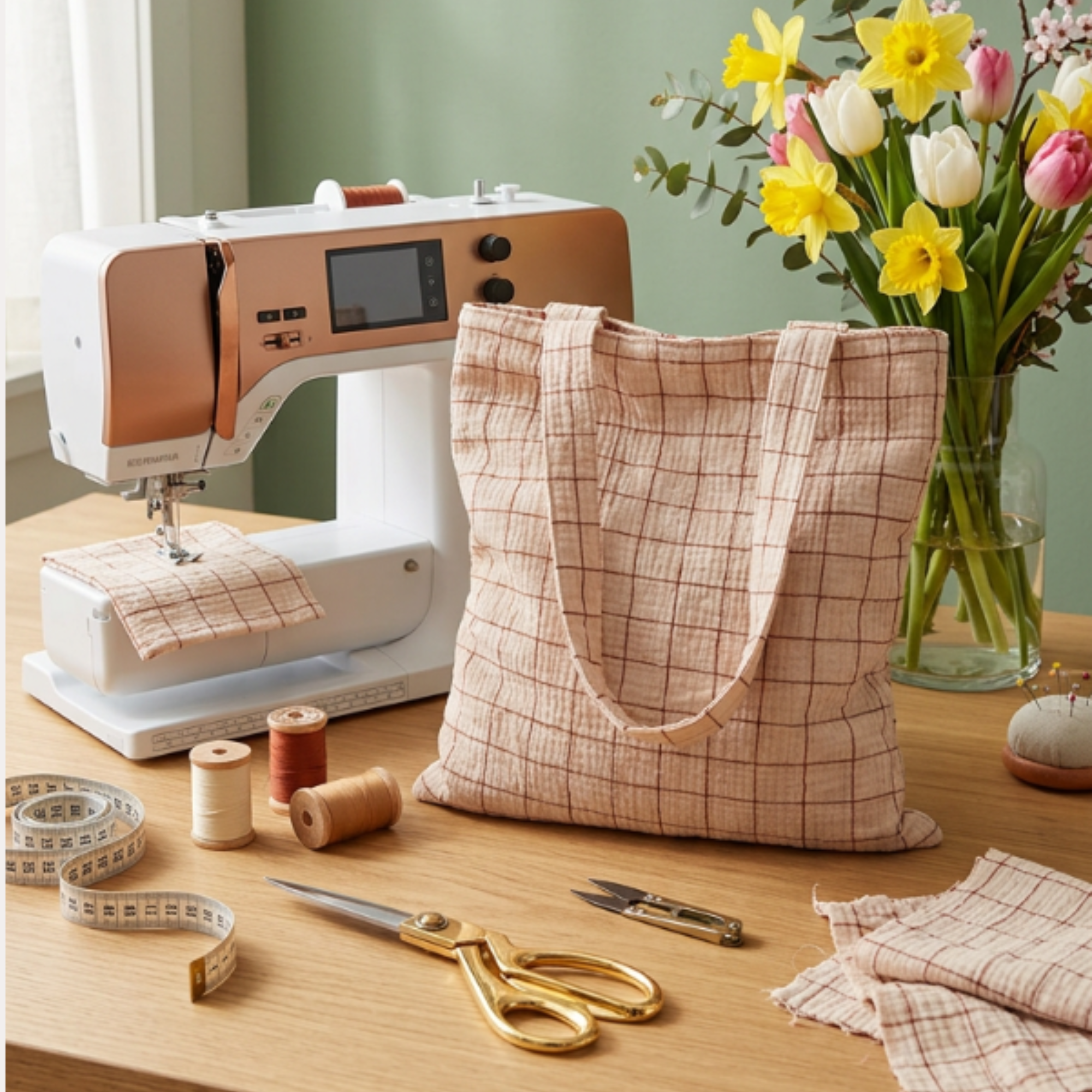 DIY Anleitung: Stylishe Tote Bag aus Stoffresten