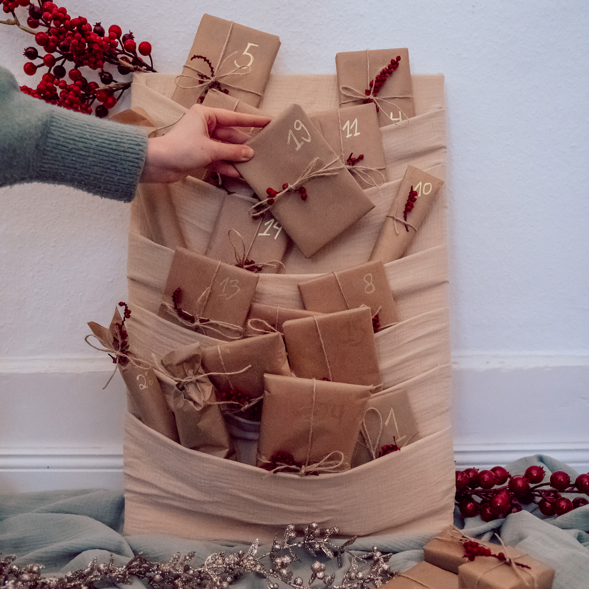 DIY Adventskalender: Upcycling aus Stoffresten