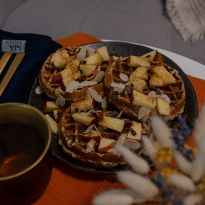 Kuschel-Season: Lass den Herbst bei Dir einziehen mit Kürbissuppe und herbstlichen Waffeln