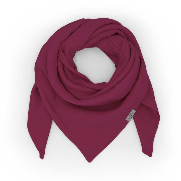 Muslin scarf toddlers • Berry