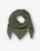 Musselin-Halstuch Kinder • Olive Green - hutch&putch GmbH