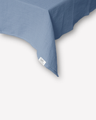 Musselin-Tischdecke "Angelina" • Dusty Blue - hutch&putch GmbH