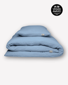 Musselin-Bettwäsche "Eliane" • Dusty Blue - hutch&putch GmbH