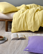 Musselin-Bettwäsche "Eliane" • Soft Yellow - hutch&putch GmbH