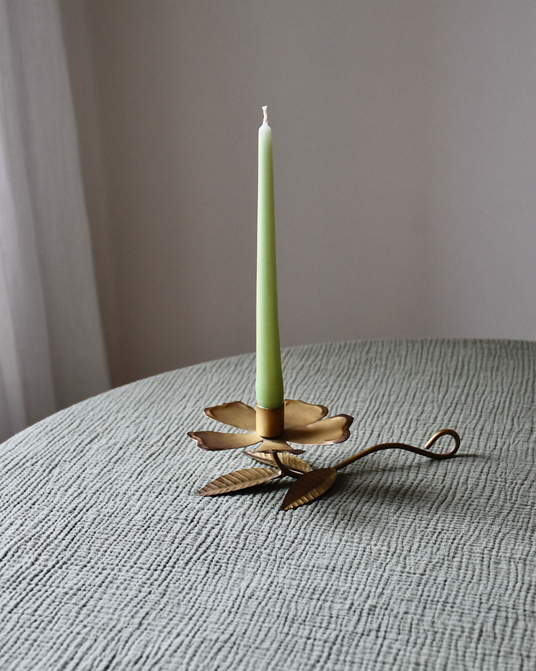 Musselin-Tischdecke "Angelina" • Olive Green - hutch&putch GmbH