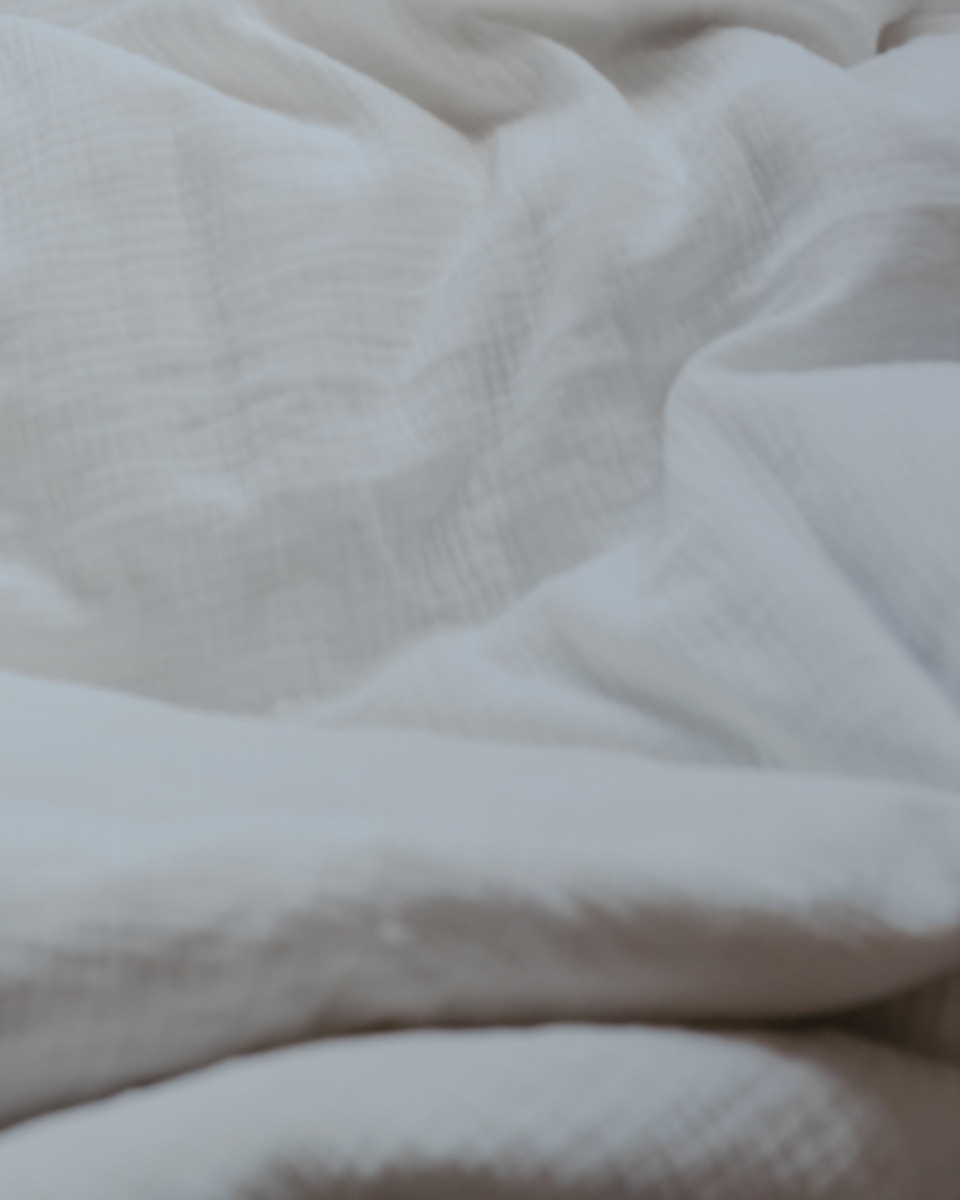 Weißer Musselin Stoff aus Bio-Baumwolle