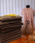 musselin_stoffstuecke_dunkelbraun