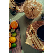 Musselin-Serviette in der Farbe Lemon Moodbild 01