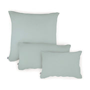 Muslin pillow "Eliane" • Aquamarine